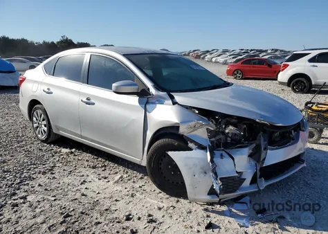 2019 Nissan Sentra S z USA, uszkodzony, nr VIN 3N1AB7AP8KY385676